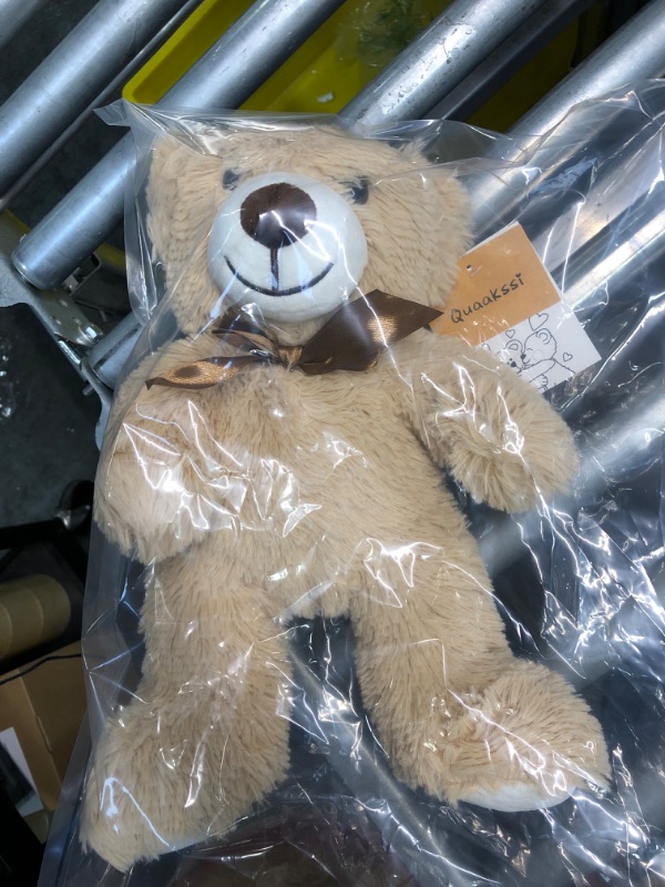 Photo 1 of Bearington Lil’ Honey Plush Teddy Bear: Classic Collection Hand-Sewn 12-Inch, Light Brown Stuffed Bear, with Plush Fur and Premium Fill Detail; Great Birthday for Kids of All Ages Lil’ Honey 12"