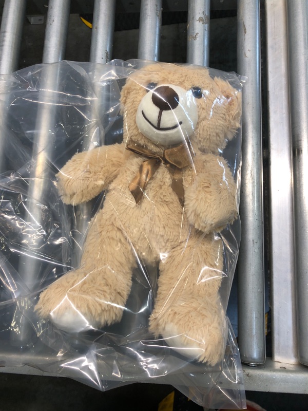 Photo 1 of Bearington Lil’ Honey Plush Teddy Bear: Classic Collection Hand-Sewn 12-Inch, Light Brown Stuffed Bear, with Plush Fur and Premium Fill Detail; Great Birthday for Kids of All Ages Lil’ Honey 12"