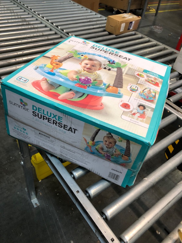 Photo 1 of Summer® Deluxe SuperSeat®, Wild Safari, Fun Baby Seat for Sitting Up, Playtime, and Meals, Ages 4 Months to 4 Years
