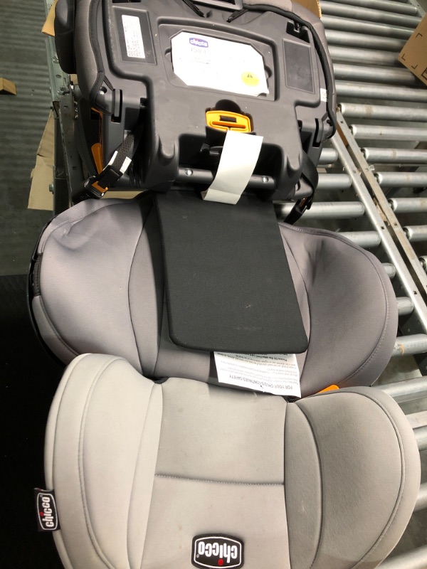 Photo 3 of Chicco KidFit ClearTex Plus 2-in-1 Belt-Positioning Booster Car Seat, Backless and High Back Booster Seat, for Children Aged 4 Years and up and 40-100 lbs. | Drift/Grey KidFit Plus with ClearTex® No Chemicals Drift/Grey