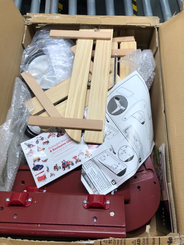 Photo 1 of Radio Flyer Classic Walker Wagon, Sit to Stand Toddler Toy, Wood Walker, For Ages 1-4, Red