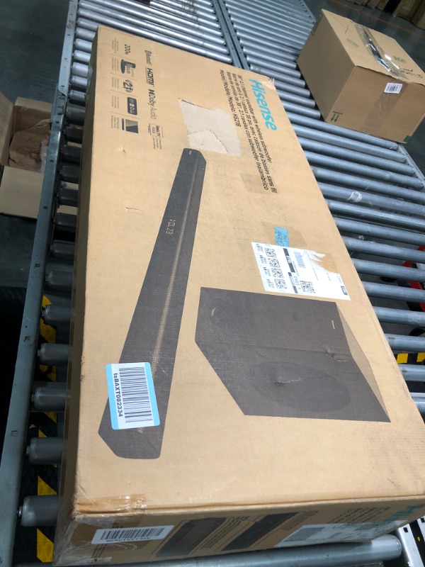 Photo 1 of Hisense HS218 2.1ch Sound Bar with Wireless Subwoofer, 200W, Powered by Dolby Audio, Roku TV ready, Bluetooth, HDMI ARC/Optical/AUX/USB, 3 EQ Modes