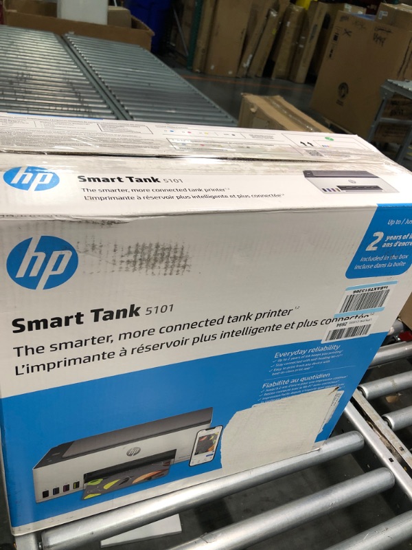 Photo 2 of HP Smart-Tank 5101 Wireless All-in-One Ink-Tank Printer with up to 2 Years of Ink Included (1F3Y0A),White