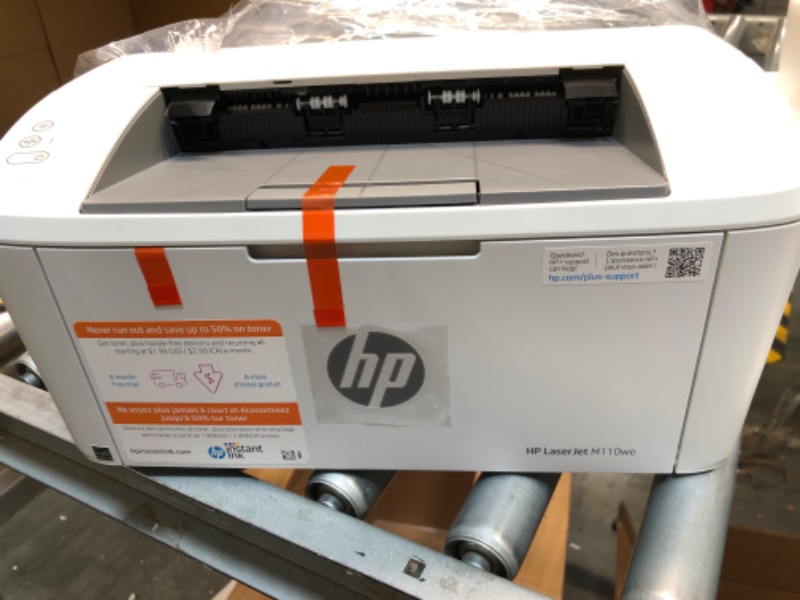 Photo 3 of HP LaserJet M110we Wireless Black and White Printer with HP+ and Bonus 6 Months Instant Ink (7MD66E) New Version: HP+, M110we