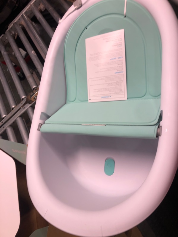 Photo 3 of 4-in-1 Grow-with-Me Bath Tub by Frida Baby Transforms Infant Bathtub to Toddler Bath Seat with Backrest for Assisted Sitting in Tub