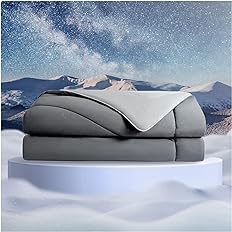 Photo 1 of REST® Evercool® Cooling Comforter, Cooling Blanket for Hot Sleepers and Night Sweats, Perfect Holiday Present, Buttery Soft, Hypoallergenic, All Season, Gray King 106"x90"

