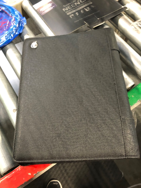 Photo 2 of Case-it Executive Zippered Padfolio with Removable 3-Ring Binder and Letter Size Writing Pad, Black (PAD-40) Single PAD-40