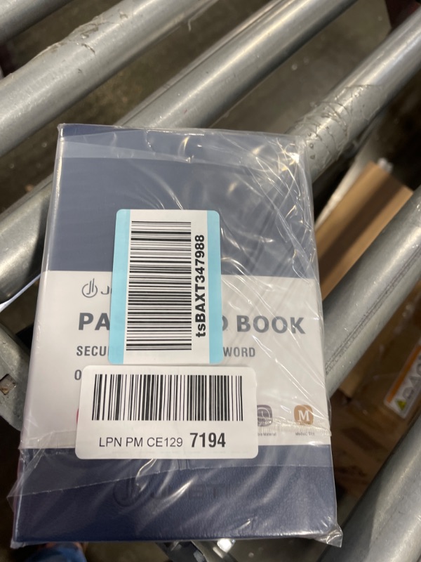 Photo 2 of JUBTIC Password Book with Alphabetical Tabs. Medium Size Password Keeper Logbook for Internet Website Address Log in Detail. Hardcover Password Notebook & Organizer for Home Office, Navy Blue Medium (5.2 x 7.7 Inch) Navy Blue