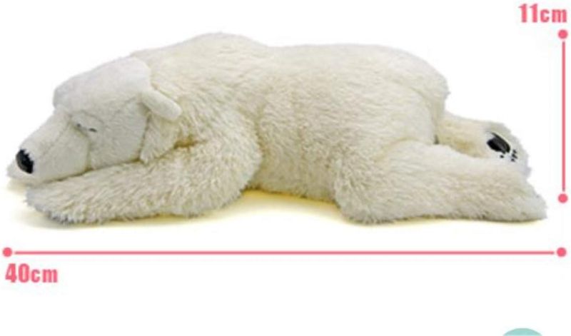 Photo 1 of 
TAMMYFLYFLY Sleep Polar Bear Plush,Cute Stuffed Animal, Plush Toy Soft Toy
