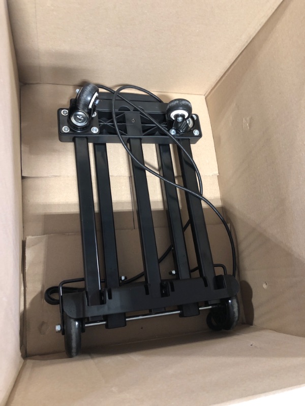 Photo 1 of AKOZLIN Portable Travel Cart for Car Seat(Only fit for car Seats with ISOFIX Interface) with Adjustable Belt Compact Trolley Dolly