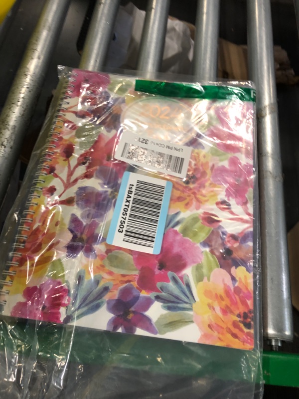 Photo 2 of CRANBURY 2024 Appointment Planner Book (8.5x11, Floral), Jan 2024 to Dec 2024, Scheduling Book, 15 Minute Increments, Spiral Bound, Monthly Tabs, 8.5 x 11 Calendar Daily Weekly Planner 8.5x11 Floral