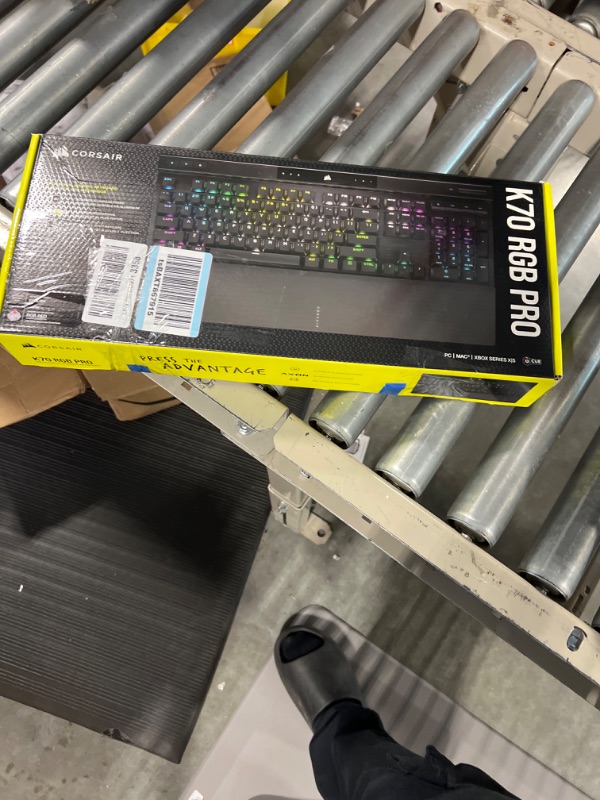 Photo 2 of Corsair K70 RGB PRO Wired Mechanical Gaming Keyboard (Cherry MX RGB Red Switches: Linear and Fast, 8,000Hz Hyper-Polling, PBT Double-Shot PRO Keycaps, Soft-Touch Palm Rest) QWERTY, NA - Black K70 RGB PRO Cherry Red- Linear Black