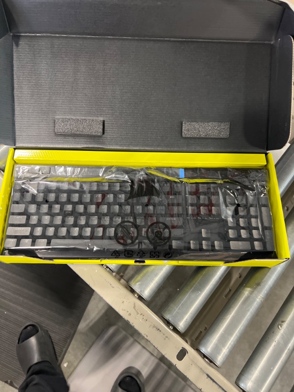 Photo 3 of Corsair K70 RGB PRO Wired Mechanical Gaming Keyboard (Cherry MX RGB Red Switches: Linear and Fast, 8,000Hz Hyper-Polling, PBT Double-Shot PRO Keycaps, Soft-Touch Palm Rest) QWERTY, NA - Black K70 RGB PRO Cherry Red- Linear Black