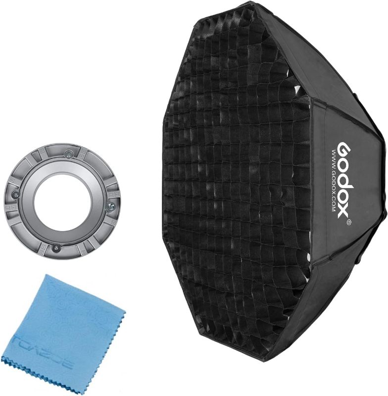 Photo 1 of Godox softbox 95cm 37" Octagon Honeycomb Grid Strip Softbox Strip Box with Bowens Mount
