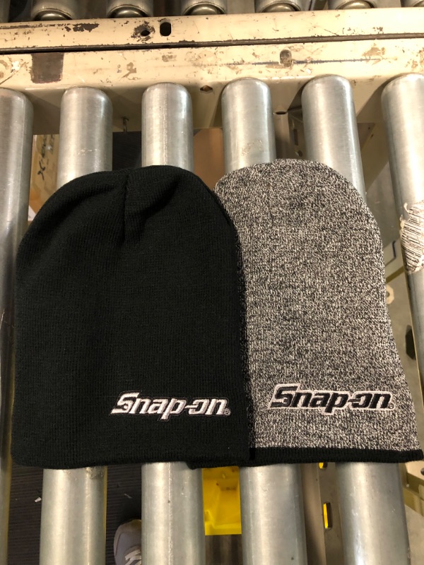 Photo 1 of Assorted 'Snap-on' beanies