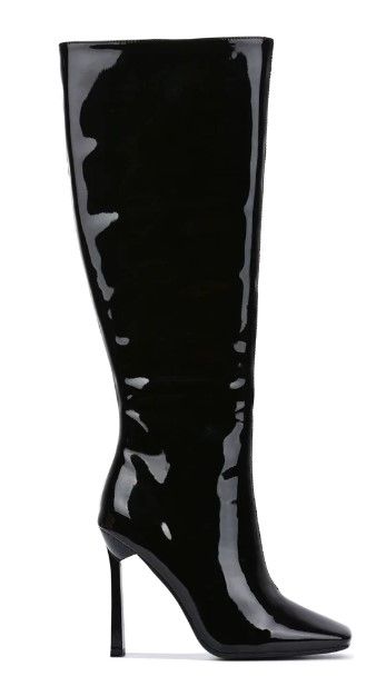 Photo 1 of  Cape Robbin - Black leather boots - 8.5