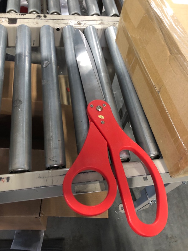 Photo 1 of 25" Giant Scissors for Ribbon Cutting Ceremony Big Ribbon Cutting Scissors for Special Events and Ceremonies
