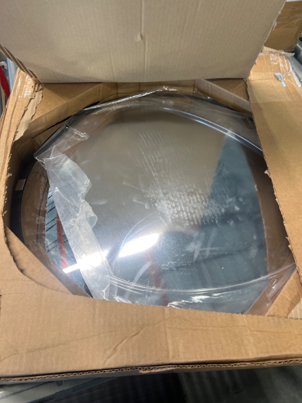 Photo 1 of See All PLX2030 Round Rectangular Acrylic Indoor Convex Security Mirror, 30" Length x 20" Width (Pack of 1) 30 inches by 20 inches