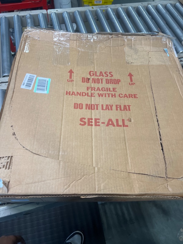 Photo 1 of See All PLX2030 Round Rectangular Acrylic Indoor Convex Security Mirror, 30" Length x 20" Width (Pack of 1) 30 inches by 20 inches