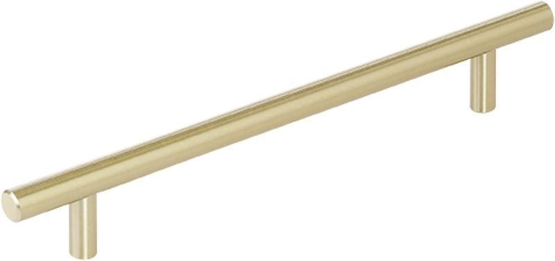 Photo 1 of Amerock Bar Pulls 7 in (178 mm) Center-to-Center Golden Champagne Cabinet Pull - 10 Pack
