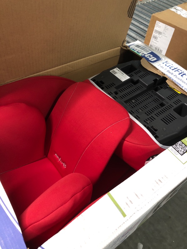 Photo 3 of CYBEX Solution B2 fix+ Lux High Back Booster Seat, Lightweight Booster Seat, Secure Latch Installation, Linear Side Impact Protection, Reclining 12-Position Height Adjustable Headrest, Dynamic Red
