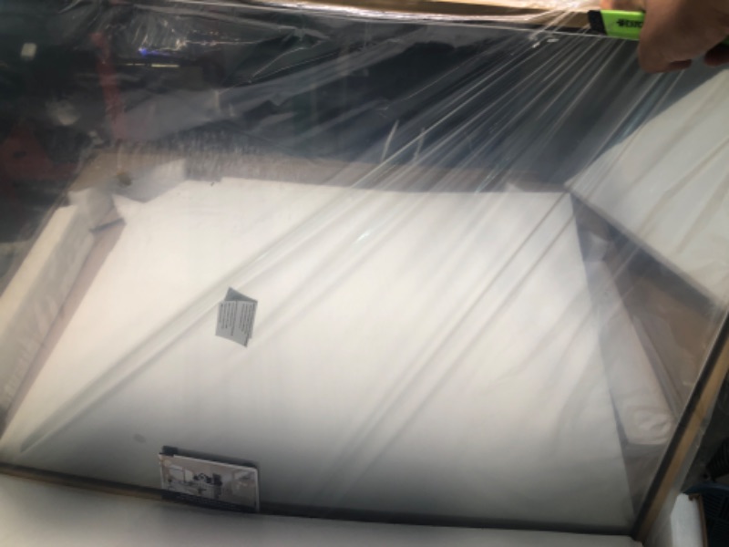 Photo 1 of Hamilton Hills 30x40 inch Gold Framed Mirror | Large Rectangular Bathroom Mirrors for Wall | Floating Glass Panel Vanity with Border | Wall-Mounted Mirror for Decor | Hangs Horizontal or Vertical 30" x 40" Gold0.