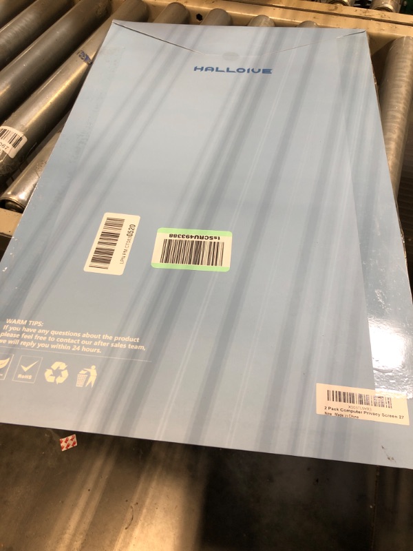 Photo 1 of Halloive ?2 Pack? Computer Privacy Screen 27 Inch for 16:9 Widescreen Monitor, Removable Eye Protection Anti Glare Blue Light Computer Screen Privacy Shield, Anti Spy Screen Protector Film 27 in 2 Pack 27 Inch Computer Privacy Screen
