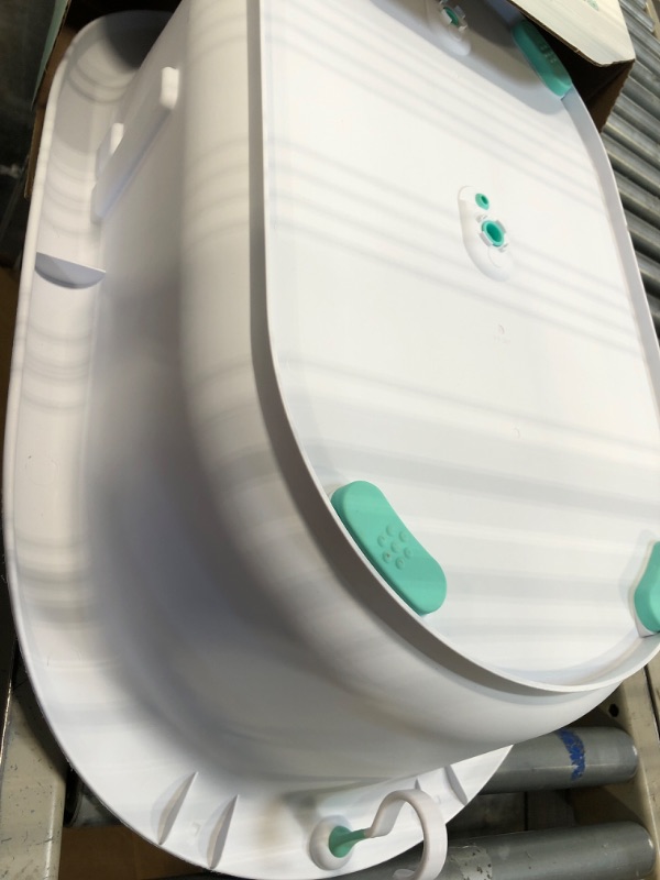 Photo 1 of 4-in-1 Grow-with-Me Bath Tub by Frida Baby Transforms Infant Bathtub to Toddler Bath Seat with Backrest for Assisted Sitting in Tub