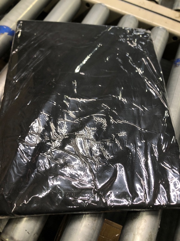 Photo 1 of  1 Pack Black Tablecloths for Round Tables 108 Inch Tablecloths Polyester Tablecloths for Round Tables Wedding Party Fabric Tablecloths Washable Tablecloths 108inch Black