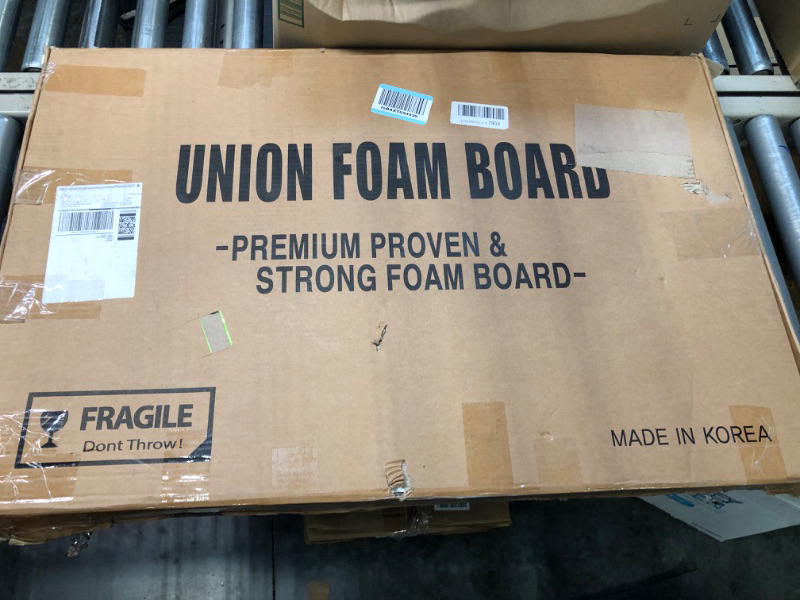 Photo 2 of Union Strong Foam Board 24X36 3/16" 10-Pack : Matte Finish High-Density Professional Use, Suitable for Presentations, Signboards, Arts and Crafts, Framing, Display (White, 24 x 36 x 3/16") White 24 x 36 x 3/16"