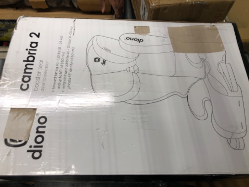 Photo 1 of Diono Cambria 2 XL, Dual Latch Connectors, 2-in-1 Belt Positioning Booster Seat, High-Back to Backless Booster with Space and Room to Grow, 8 Years 1 Booster Seat, Black 2020 Black