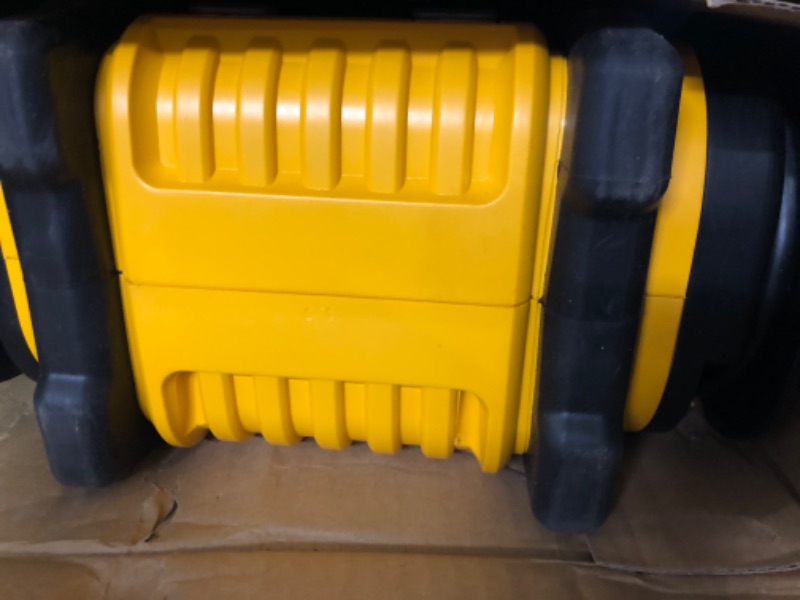 Photo 1 of DEWALT DXAEPS14 1600 Peak Battery Amp 12V Automotive Jump Starter/Power Station with 500 Watt AC Power Inverter, 120 PSI Digital Compressor, and USB Power , Yellow