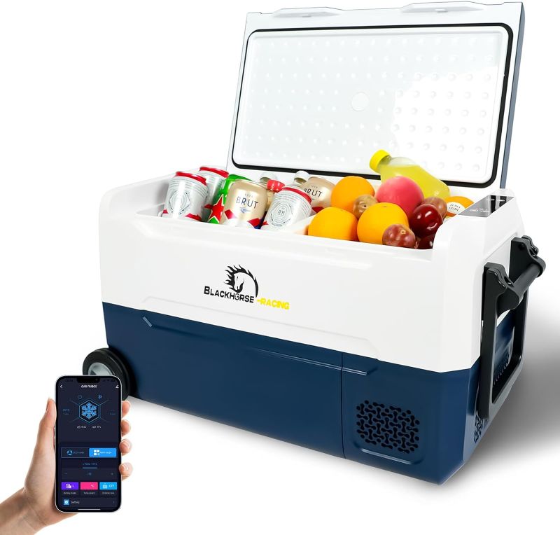 Photo 1 of 12 Volt Car Refrigerator, 38 Quart(36L) Portable Freezer Car Fridge Dual Zone WIFI APP Control, -4?-68? Electric Compressor Cooler 12/24V DC and 100-240V for Outdoor, Camping,Travel,RV,Truck,Home