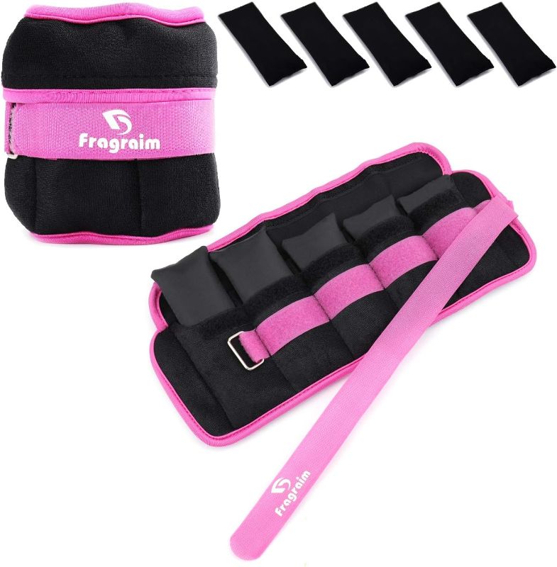 Photo 1 of Adjustable Ankle Weights 1-3/4/5/6/8/10/12/15/20 LBS Pair with Removable Weight for Jogging, Gymnastics, Aerobics, Physical Therapy
