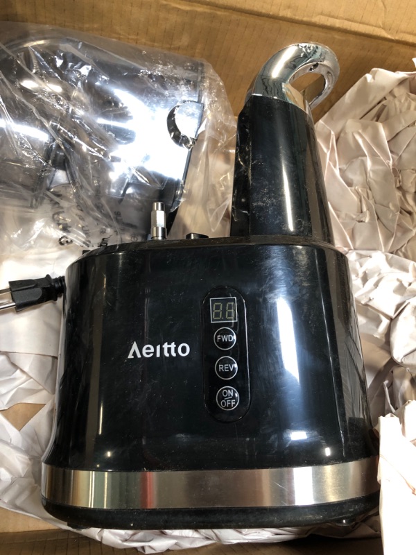 Photo 4 of Aeitto Slow Juicer, Slow Masticating Juicer Machine with Big Wide 81mm Chute 900 ml Juice Cup, Cold Press Juicer for Nutrient Fruits and Vegetables, Juicer Machine BPA-Free, Easy to Clean
