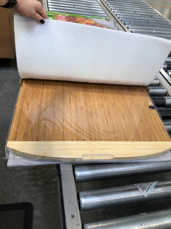 Photo 3 of 30x20 Bamboo Extra Large Cutting Board- Use as a Charcuterie Board, Butcher Block, Over Sink Cutting Board, Brisket Cutting Board, Rv Stove Top Cover, Noodle Board Stove Cover, Meat Cutting Board