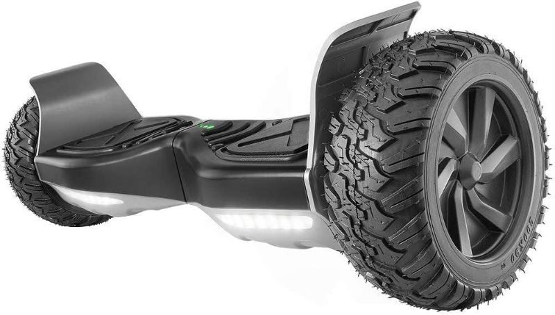 Photo 1 of 8.5'' All Terrain Off-Road Hoverboard w/Bluetooth Speaker, LED Lights, UL2272 Certified (BLACK)