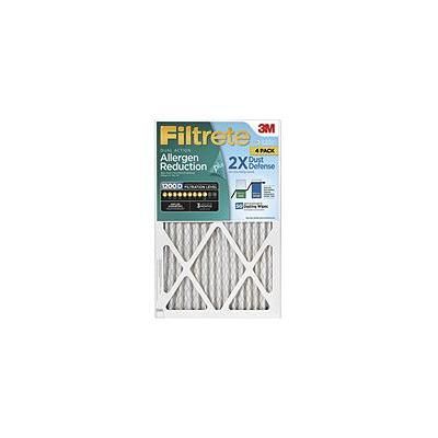 Photo 1 of 3M Filtrete MPR 1200D MERV 11 Allergen Reduction & Dust Defense Filters - 4 Pack 16x25x1
***One corner is bent***