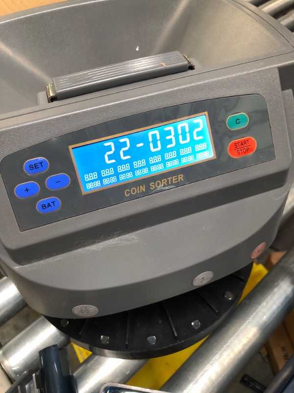 Photo 4 of Electronic USD Coin Sorter and Counter with LCD Display, Sorts 270 Coins Per Minute into Coin Wrappers or Bins, Coin Wrapper Tubes Included by EX ELECTRONIX EXPRESS