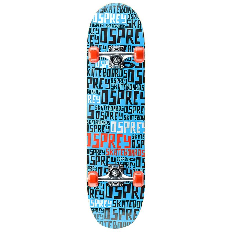 Photo 1 of A Great Beginner's Skateboard, the Osprey Repeat 31" Double Kick Skateboard Enables the Performance of Tricks from the Nose and Tail of the S