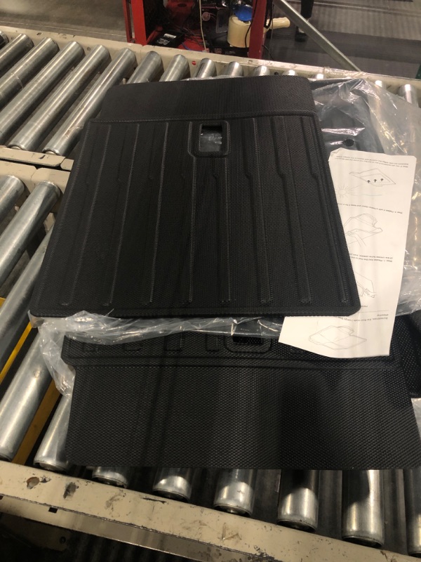 Photo 3 of KIKIMO Tesla Model Y Floor Mats 7 Seater,Tesla Model Y 2020-2023 Accessories,All Weather Floor Mat Front Rear Cargo Liner Mat(Not fit 5)