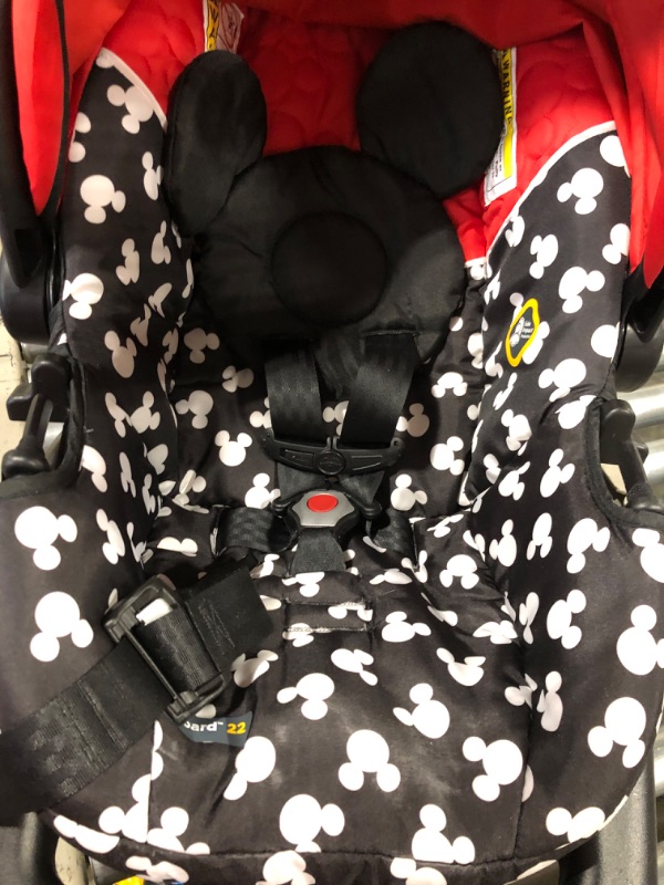 Photo 5 of Disney Light 'n Comfy Luxe Infant Car Seat, Mickey Silhouette