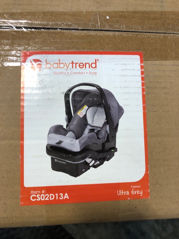 Photo 4 of Baby Trend 35 Infant Car Seat Grey