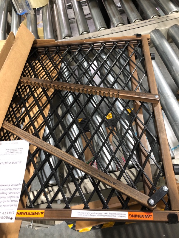 Photo 1 of Position & Lock Baby Gate, Pressure-Mounted, Farmhouse Collection