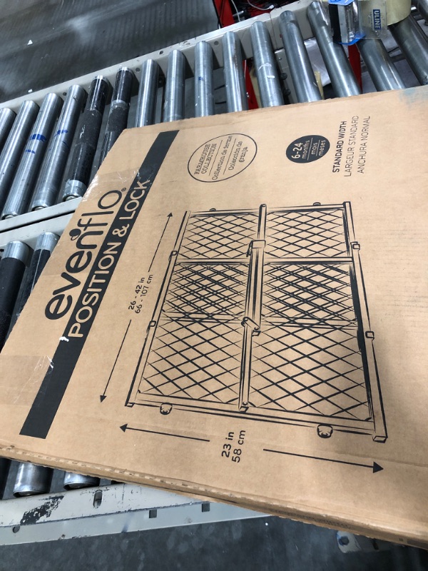 Photo 1 of Position & Lock Baby Gate, Pressure-Mounted, Farmhouse Collection