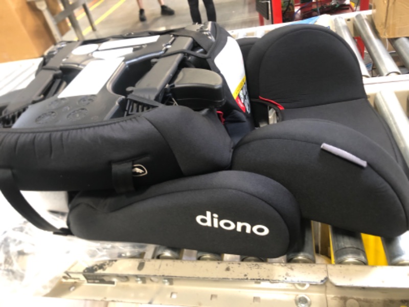 Photo 3 of Diono Cambria 2 XL 2022, Dual Latch Connectors, 2-in-1 Belt Positioning Booster Seat, High-Back to Backless Booster with Space and Room to Grow, 8 Years 1 Booster Seat, Black 