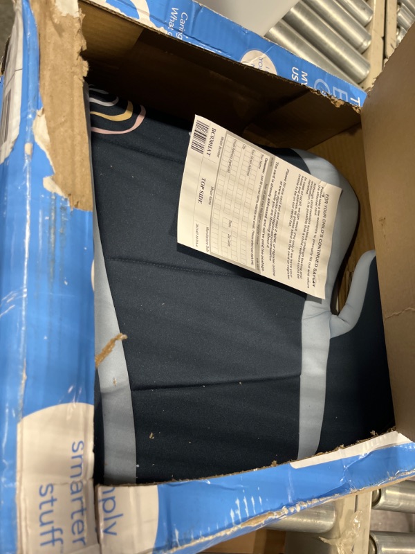 Photo 1 of Cosco Topside Backless Booster Car Seat, Lightweight 40-100 lbs, Rainbow