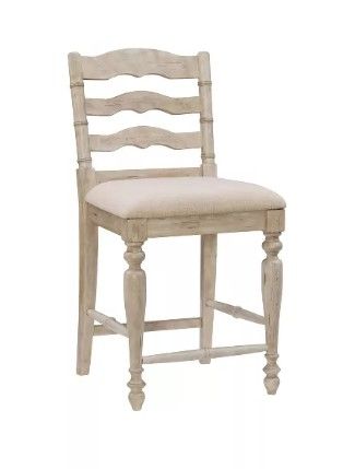 Photo 1 of 24" Marino Counter Height Barstool Upholstered Seat & Back - Linon