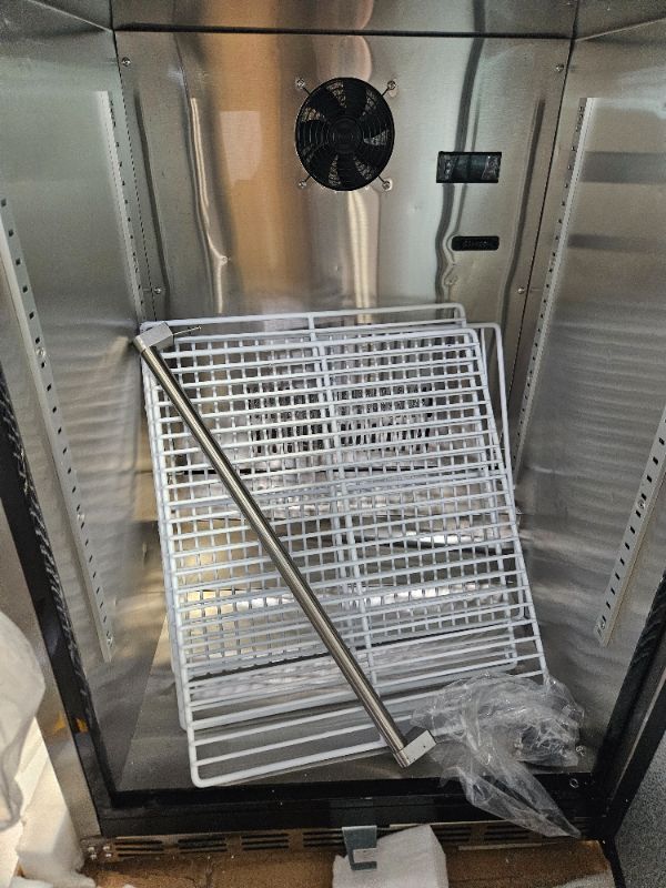 Photo 5 of NewAir 24" Outdoor Beverage Refrigerator | 5.3 Cubic Feet Storage| Weatherproof Stainless Steel Fridge | Built-In or Freestanding Outdoor Patio Fridge For Beer, Wine, Food NCR053SS00 24" | 5.3 Cu. Ft.