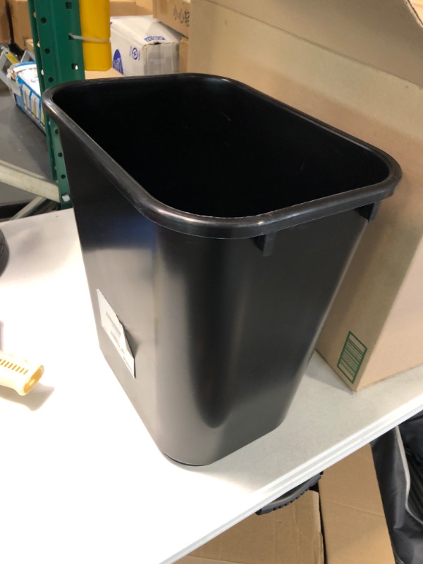 Photo 3 of AmazonCommercial 3 Gallon Commercial Office Wastebasket, Black, 1-Pack BLACK 3 GALLON 1  pack